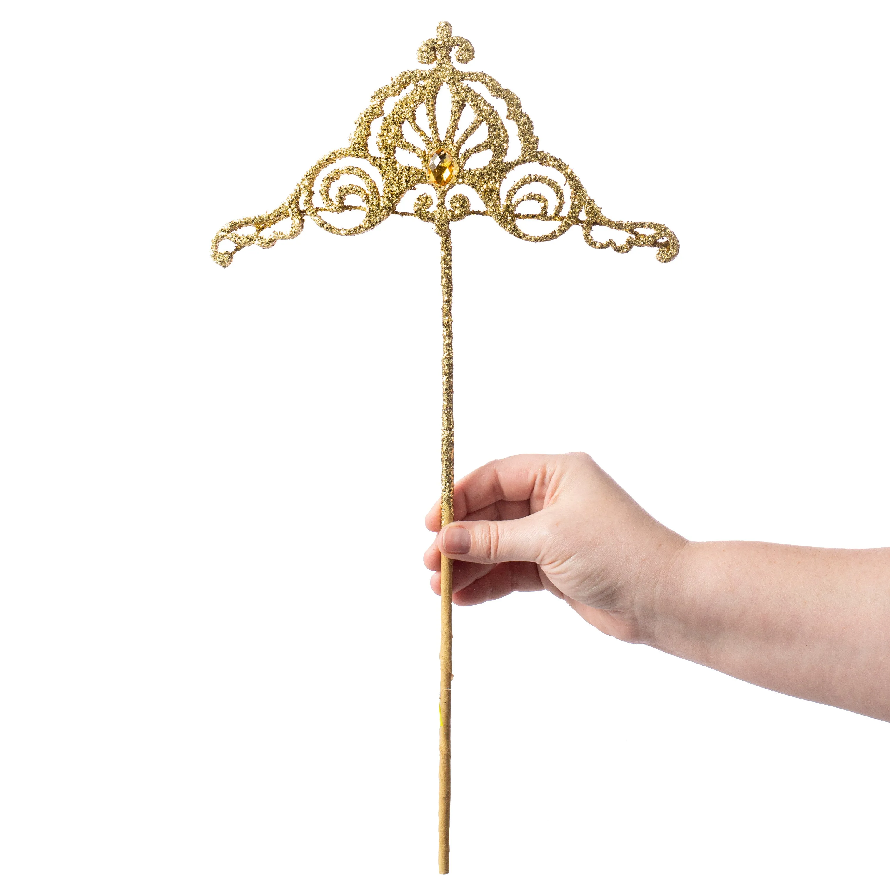 16" Glitter Crown Pick