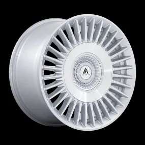 Asanti ABL-40 Tiara 22X9 5X115 5X120 15mm Gloss Silver With Bright Machined Face