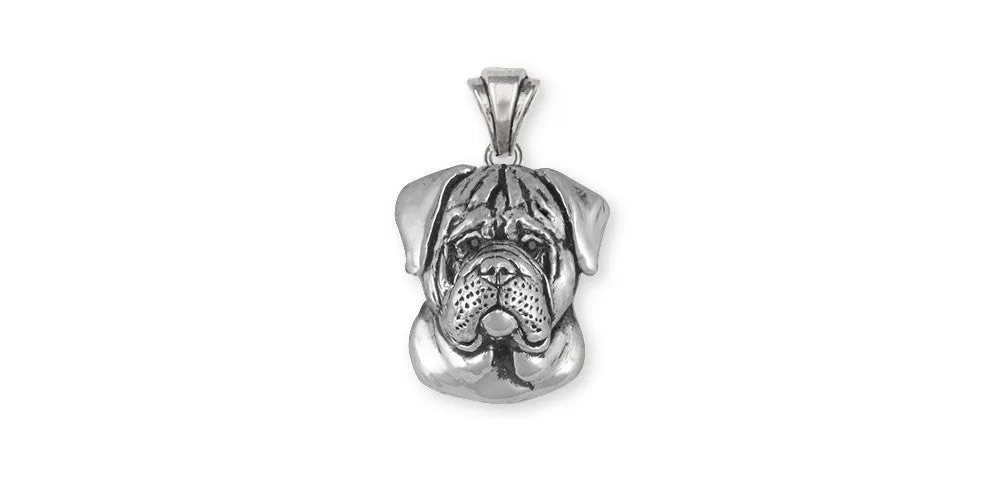 Bullmastiff Pendant Jewelry Sterling Silver Handmade Dog Pendant BM1-P