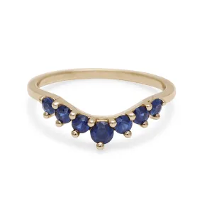 Cosmic Tiara Curve Band (Size 6)