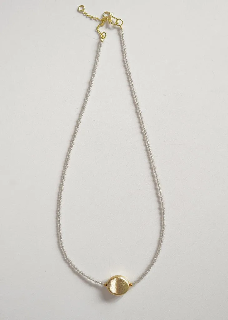 Curved Oval Pendant