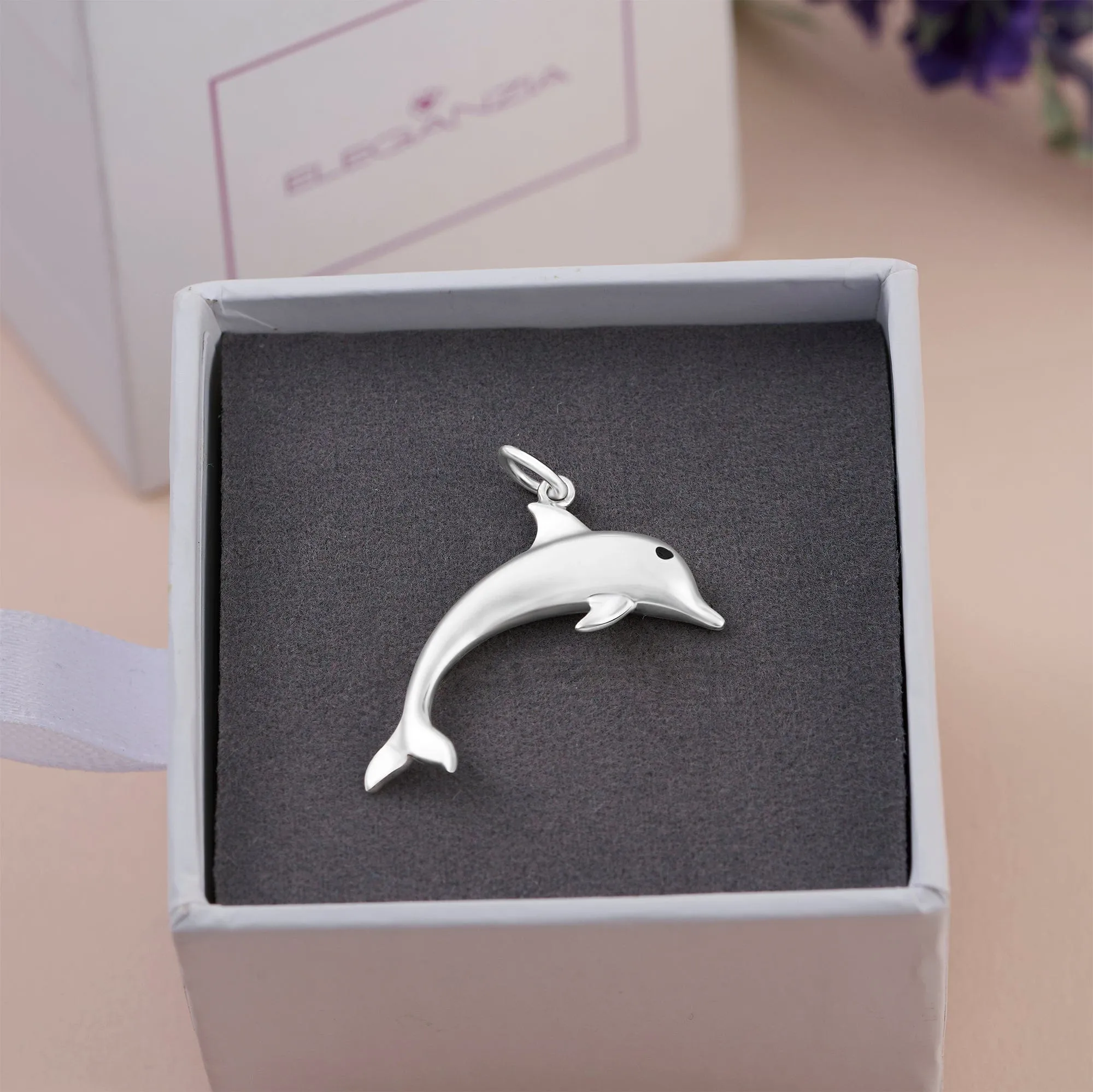 Dolphin Sterling Silver Pendant Jewelry