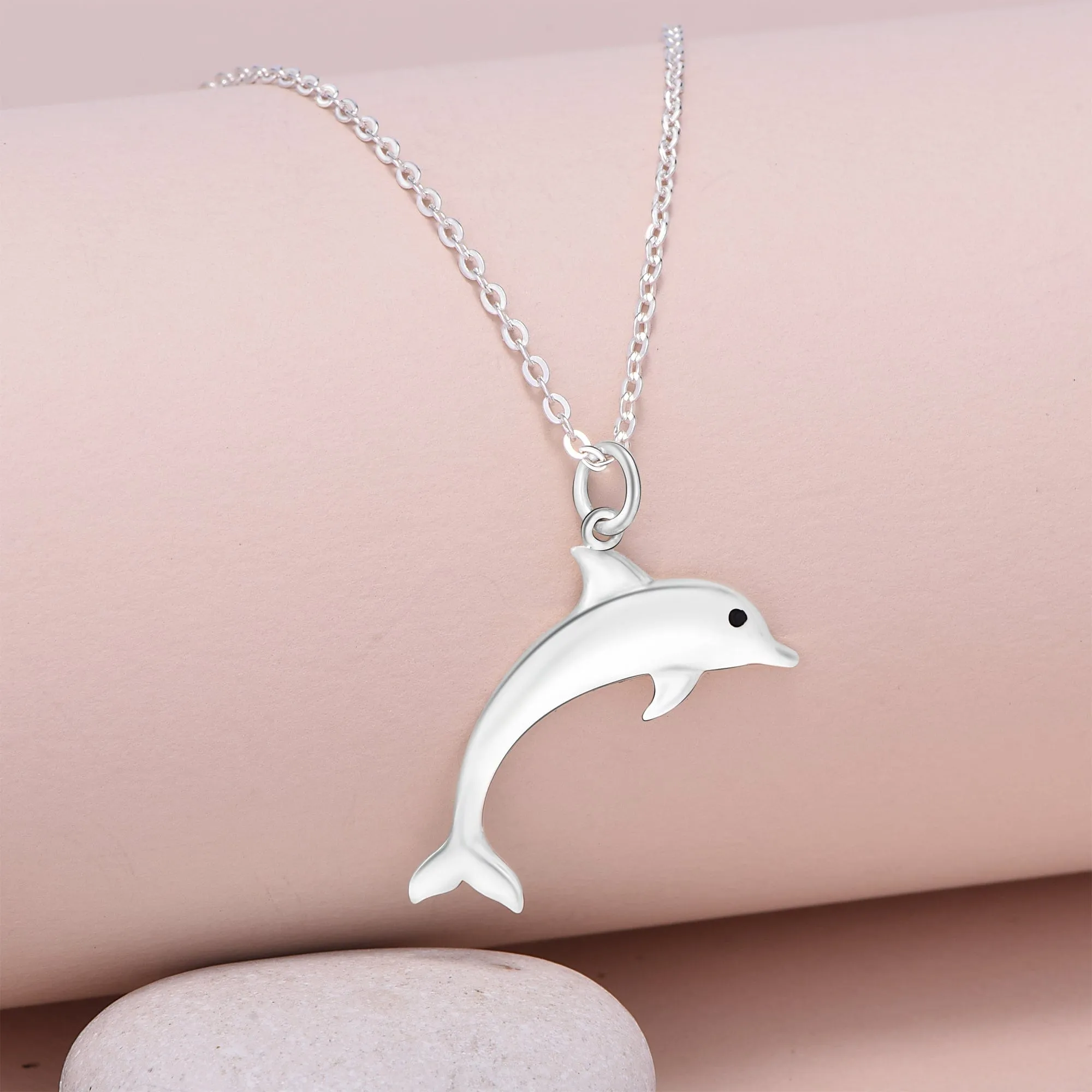 Dolphin Sterling Silver Pendant Jewelry