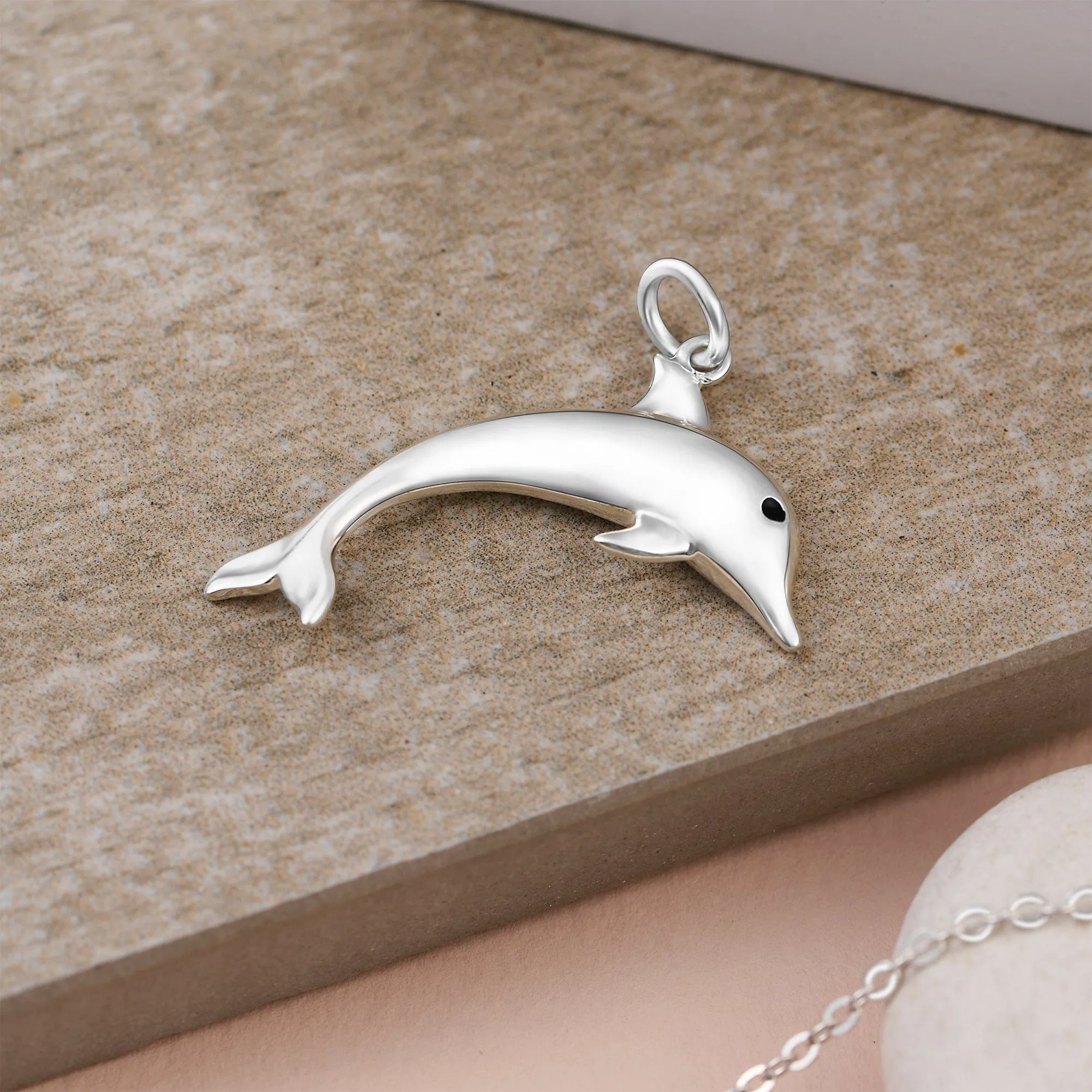 Dolphin Sterling Silver Pendant Jewelry
