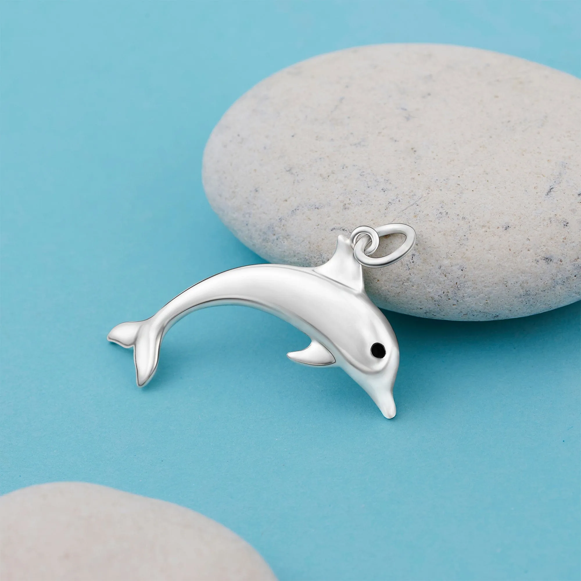 Dolphin Sterling Silver Pendant Jewelry