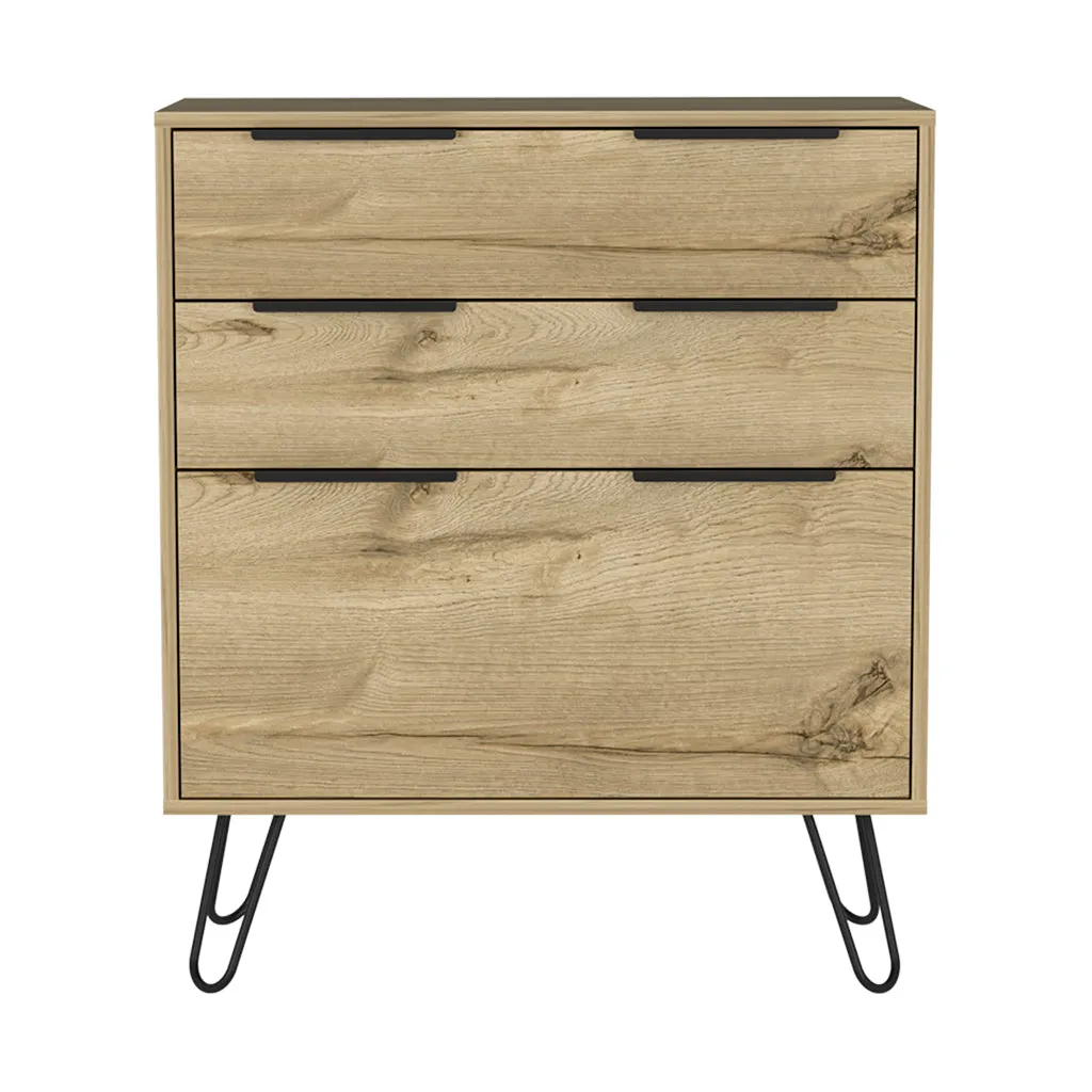 Drawer Dresser Hartly Light Oak