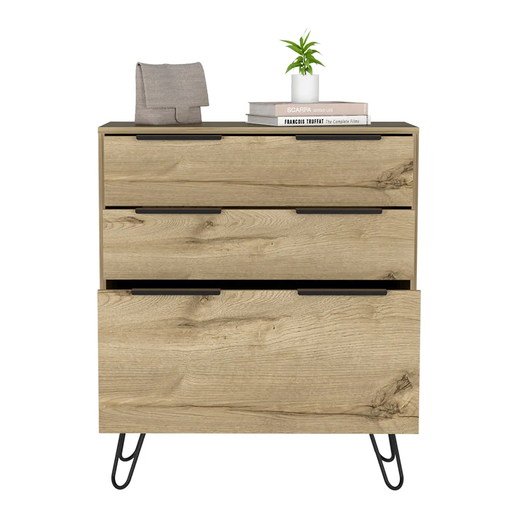 Drawer Dresser Hartly Light Oak