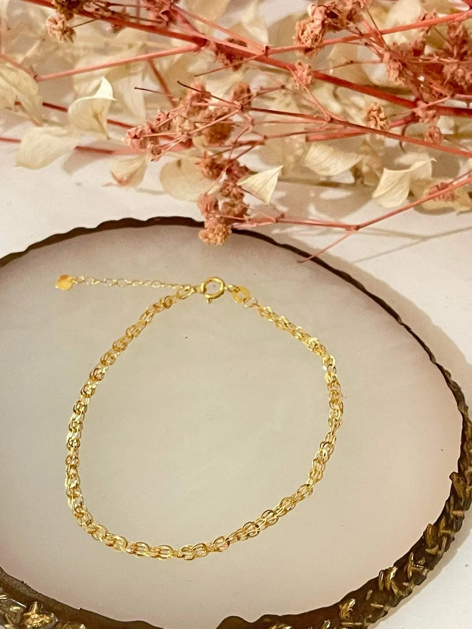 #GOLD2024 | 18K Golden Feather Bracelet