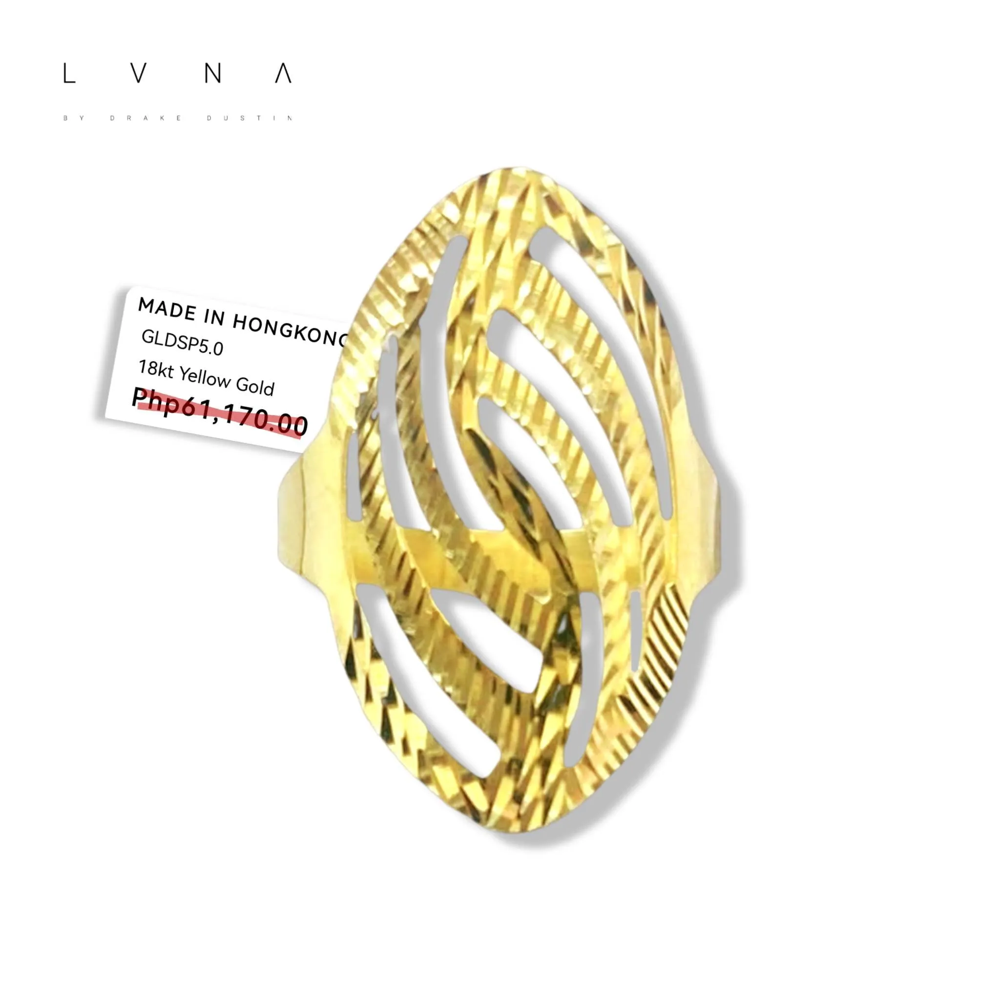 #GOLD2024 | 18K Golden leaf Ring