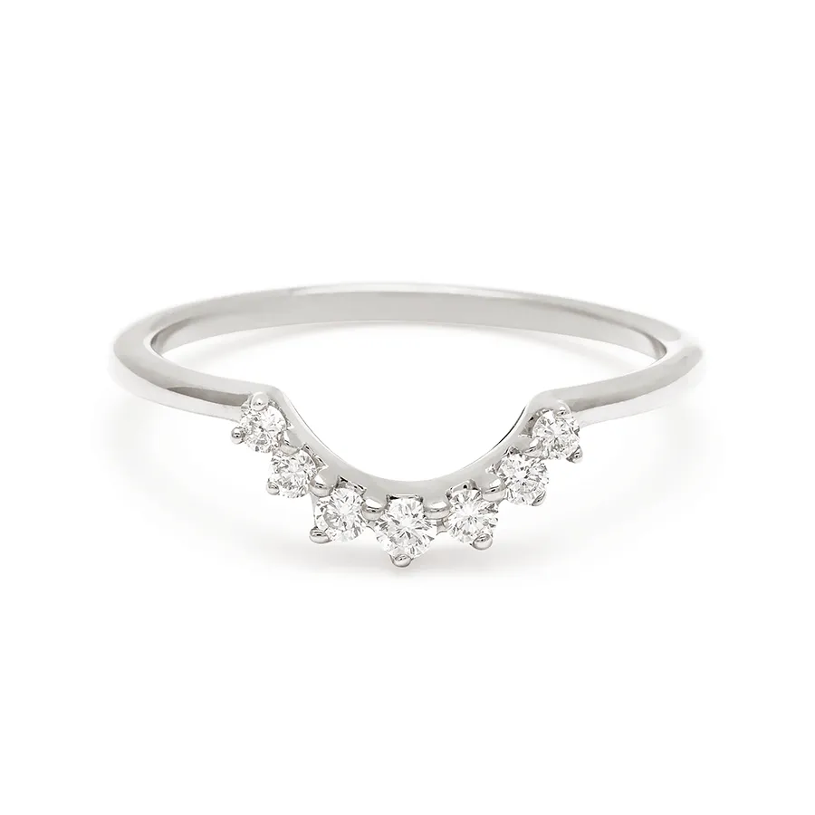 Grand Tiara Band - Platinum & White Diamonds