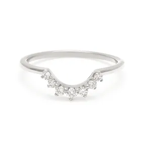 Grand Tiara Band - Platinum & White Diamonds