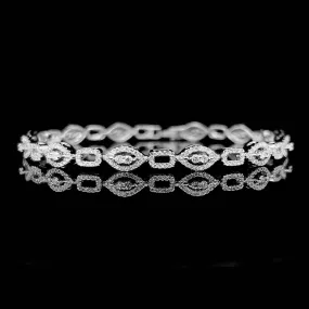#LVNA2024 | Eternity Alternate Bar Tennis Diamond Bracelet 18kt