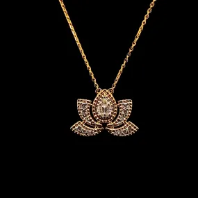 #LVNA2024 | Lotus Flower Diamond Necklace