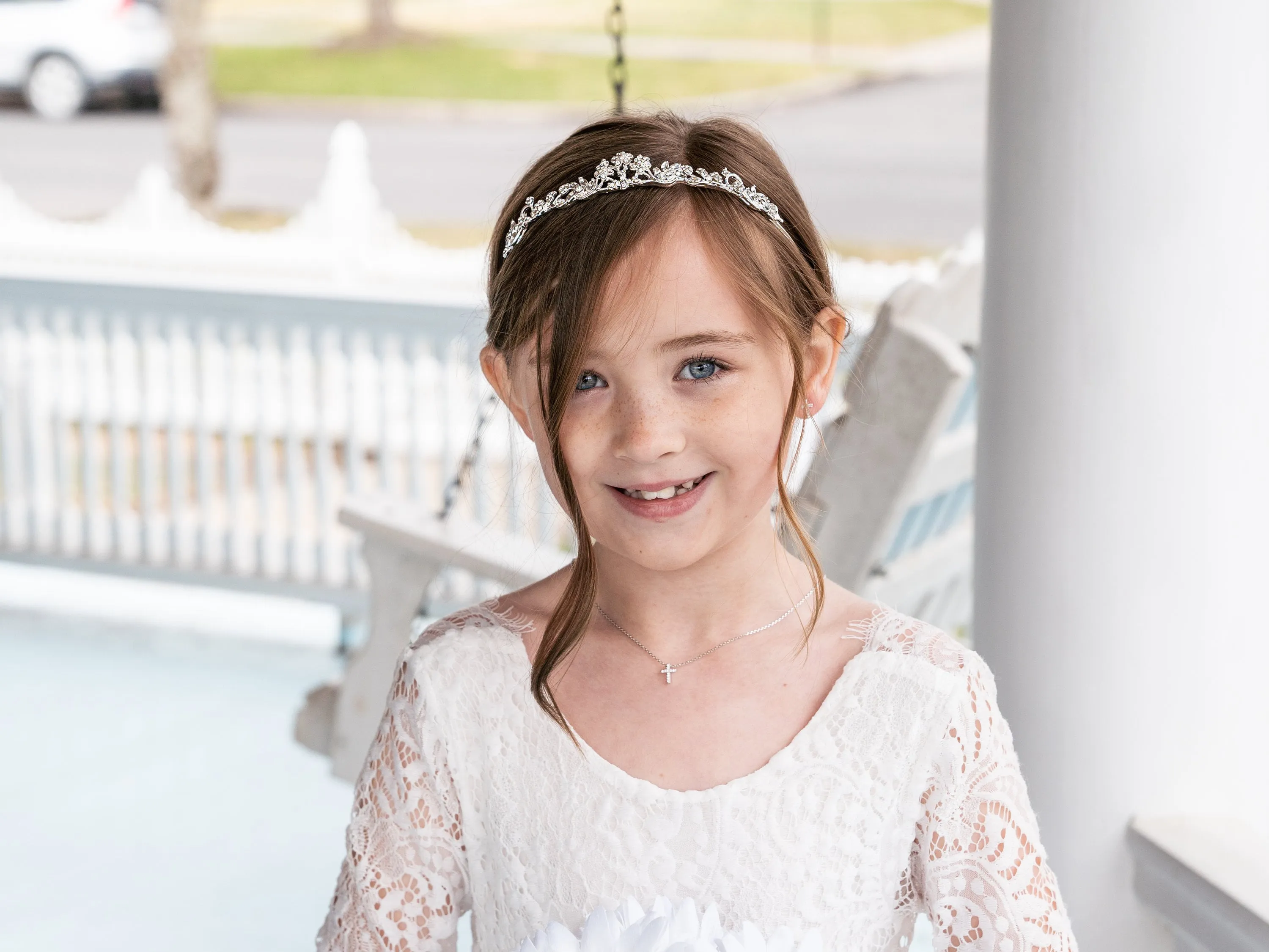 Macie Flower Girl Tiara