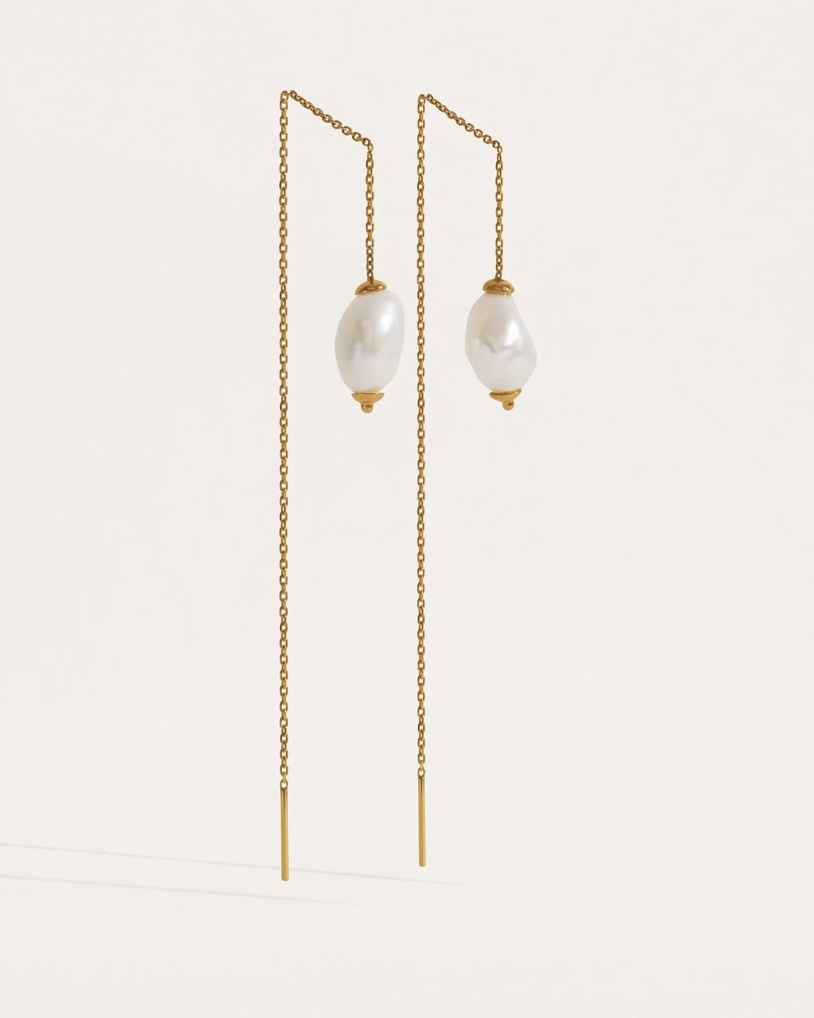 Perla Threader Earrings