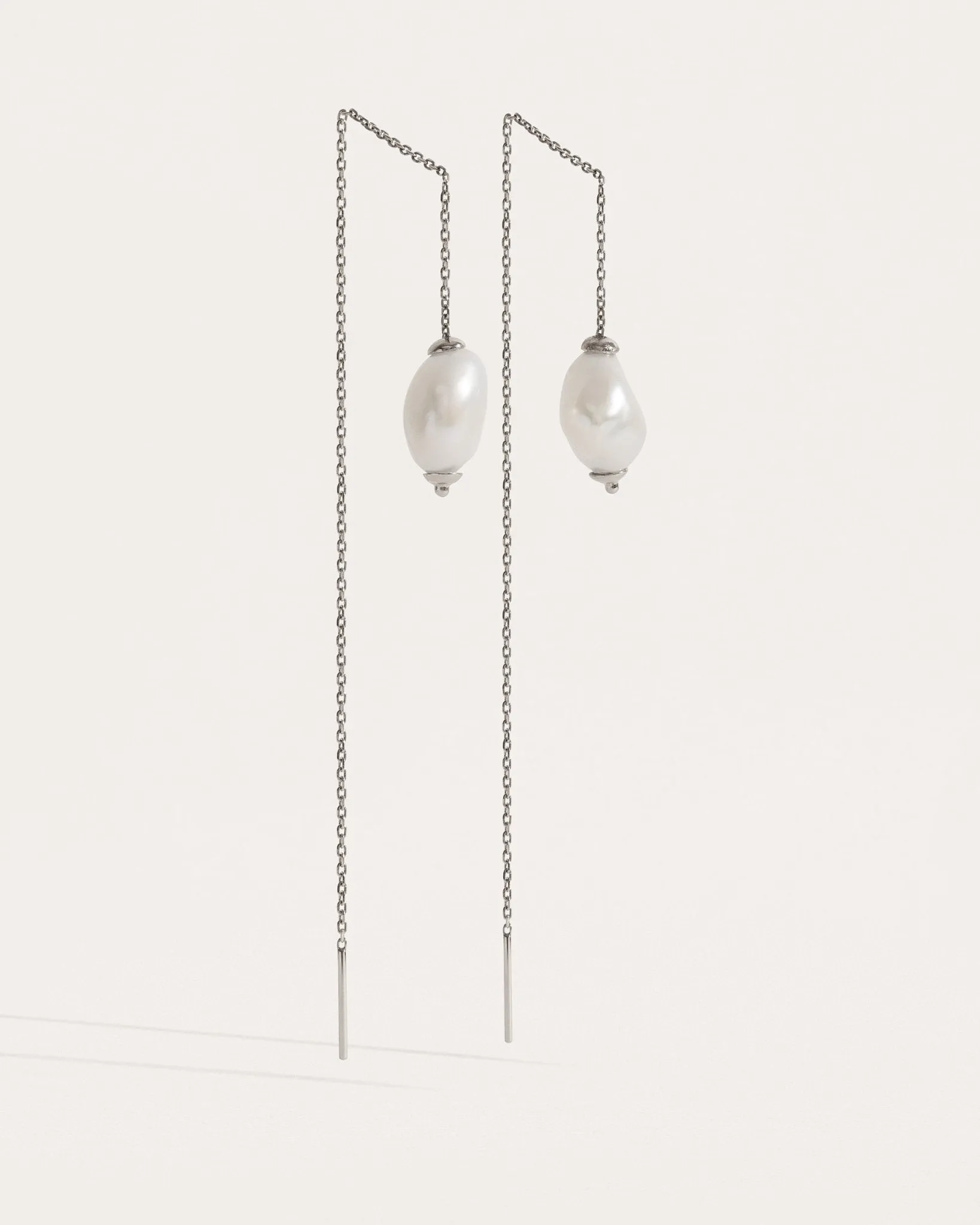 Perla Threader Earrings