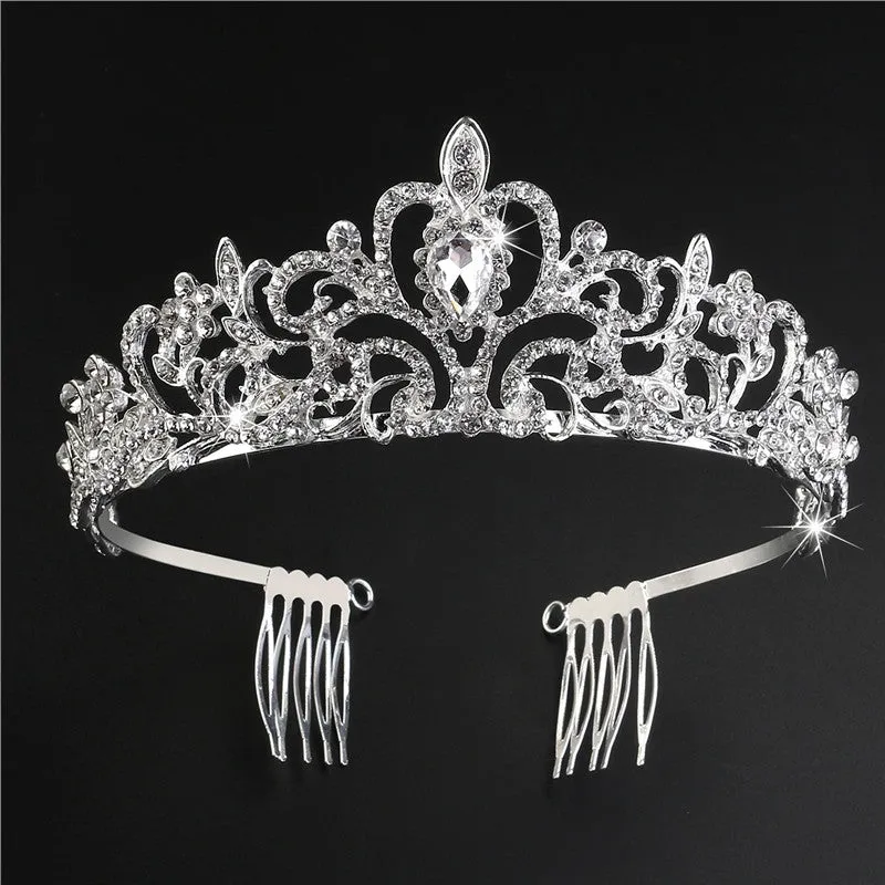 Prom Crystal Rhinestones Crown