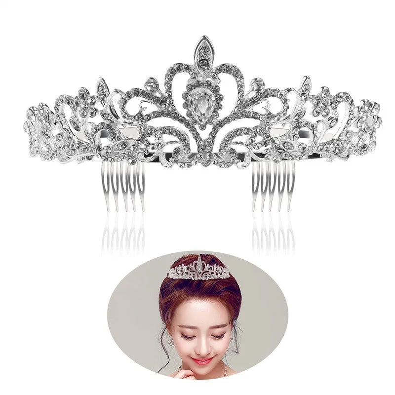 Prom Crystal Rhinestones Crown