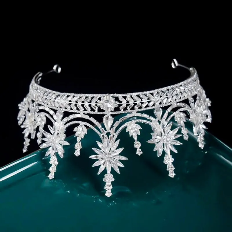 "Ludmila" - Cubic Zirconia Bridal Tiara