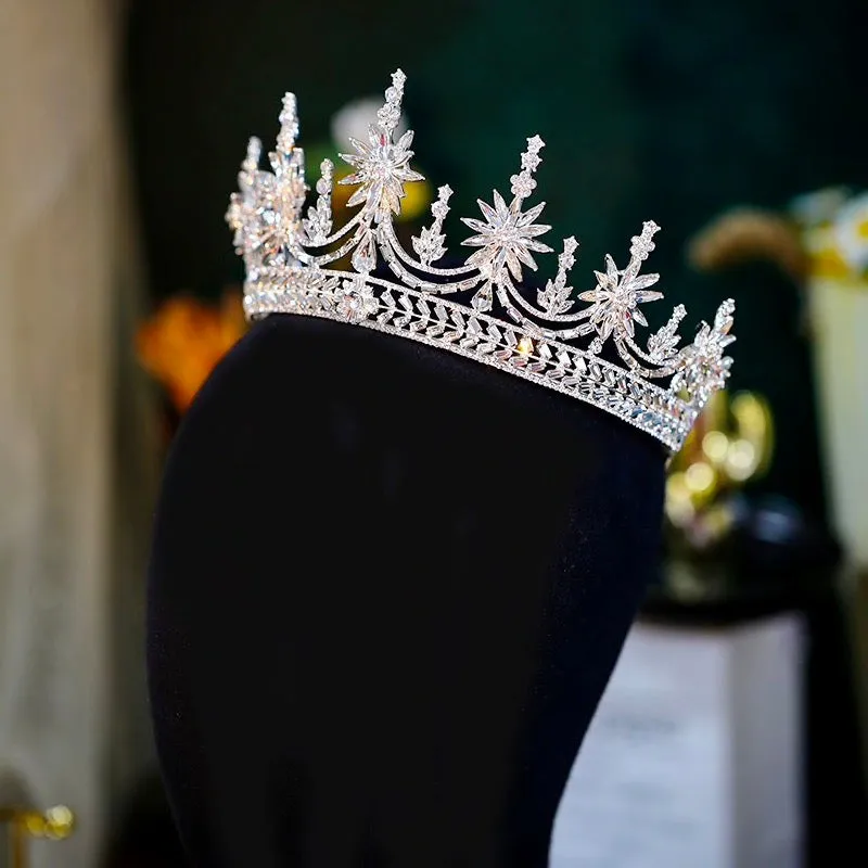"Ludmila" - Cubic Zirconia Bridal Tiara