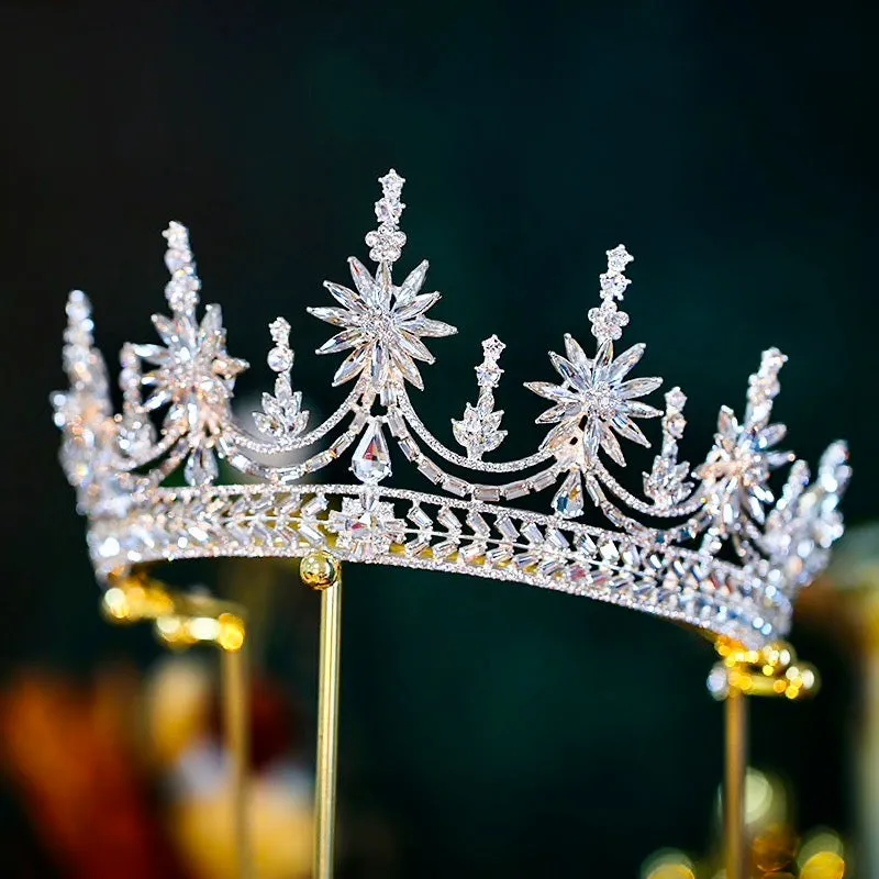 "Ludmila" - Cubic Zirconia Bridal Tiara
