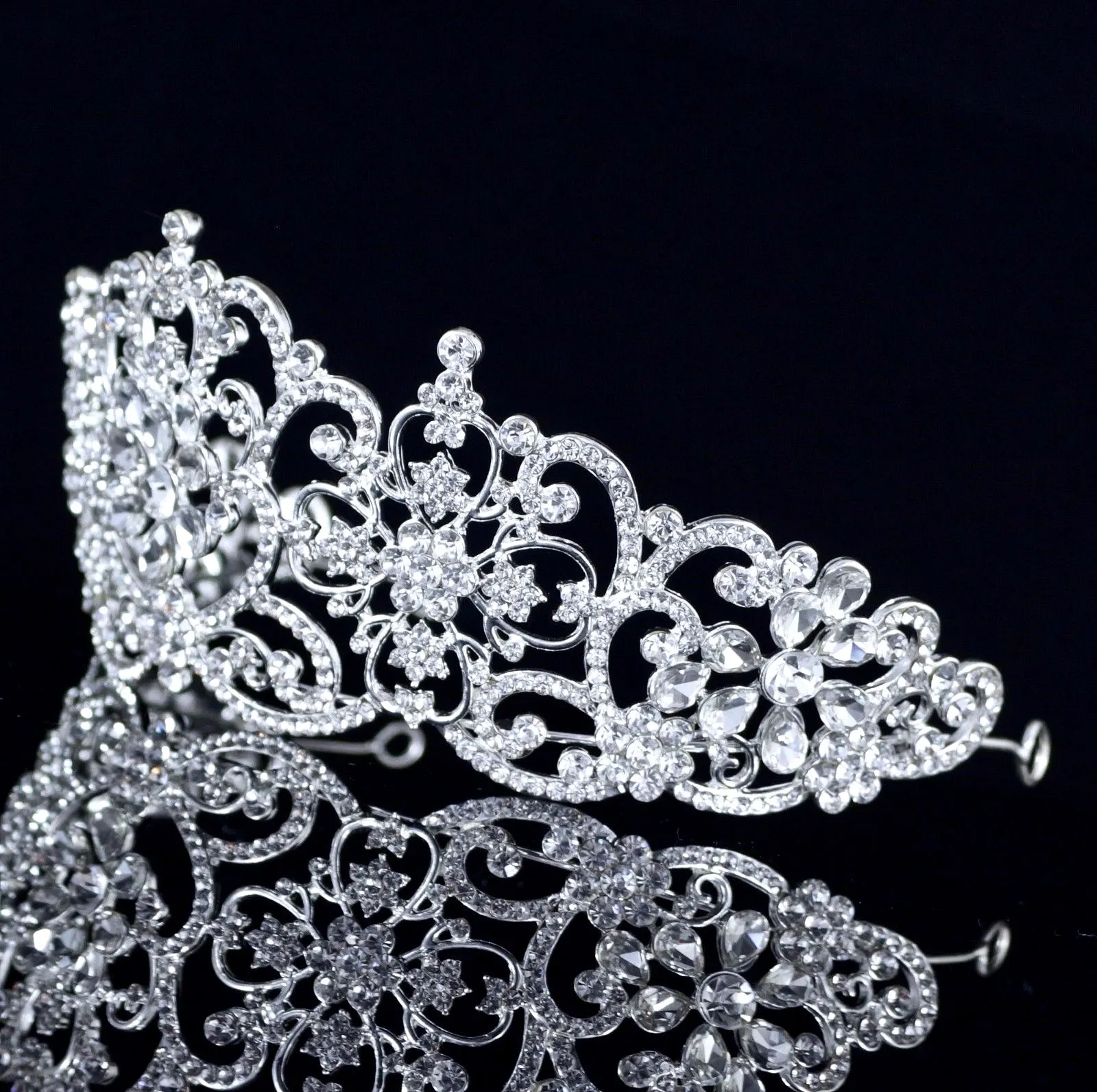 "Quinn" - Wedding Crystal Tiara