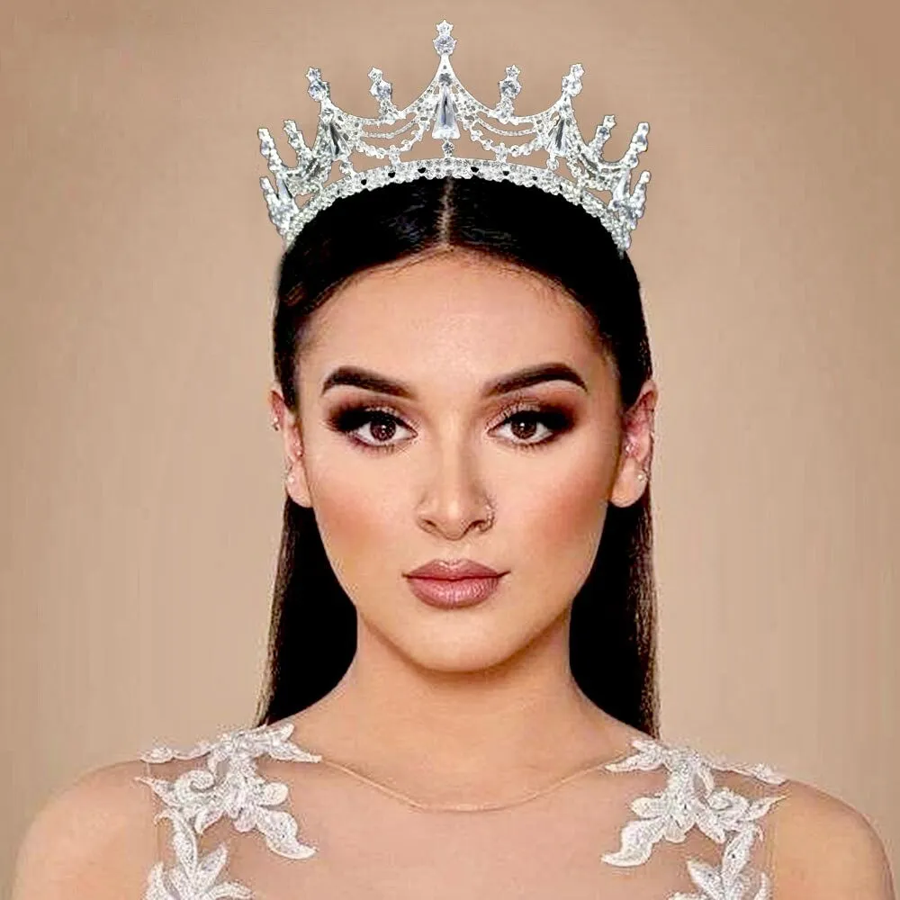 "Theodora" - Cubic Zirconia Bridal Tiara