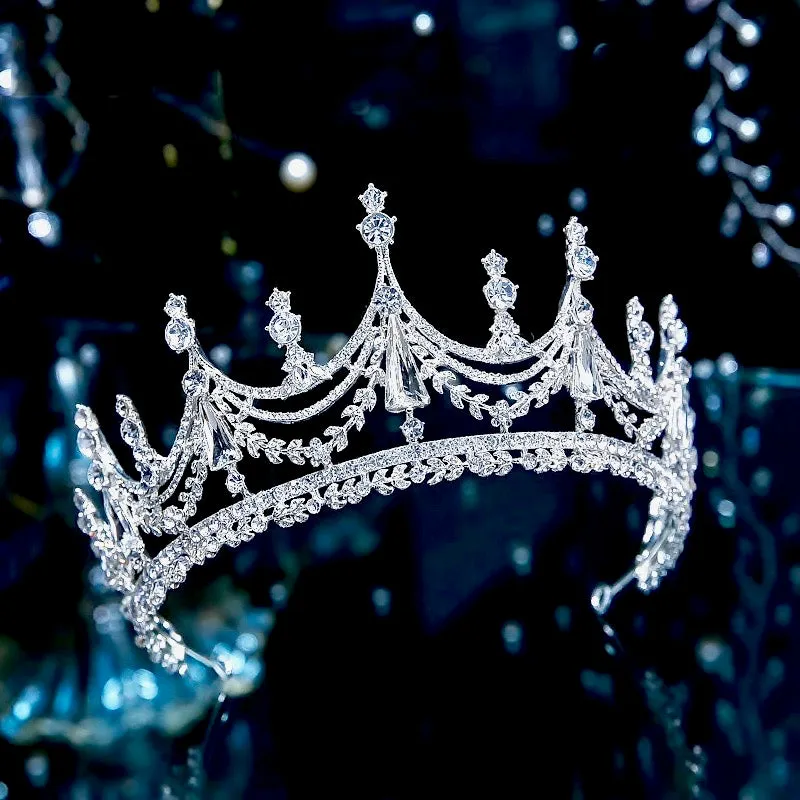 "Theodora" - Cubic Zirconia Bridal Tiara