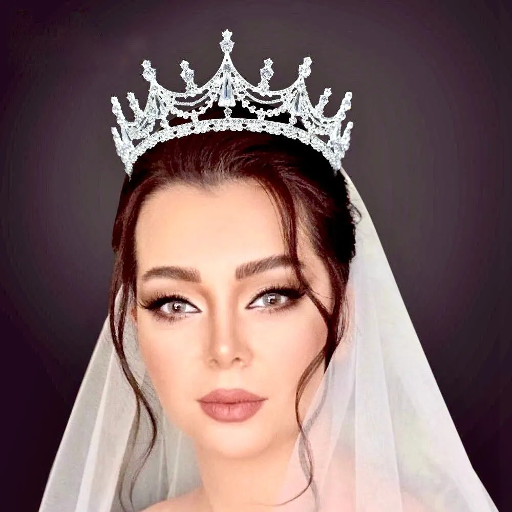 "Theodora" - Cubic Zirconia Bridal Tiara