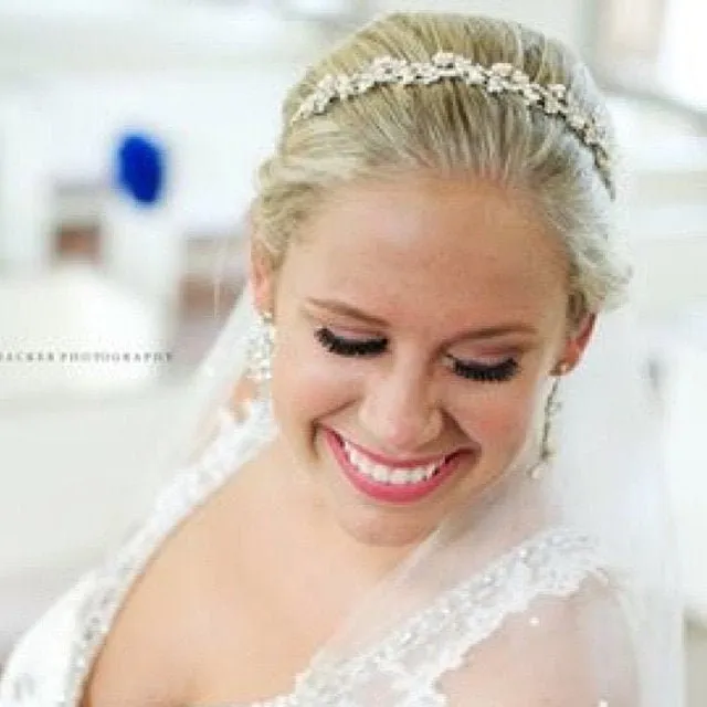 Sophia Crystal and Pearl Bridal Headband