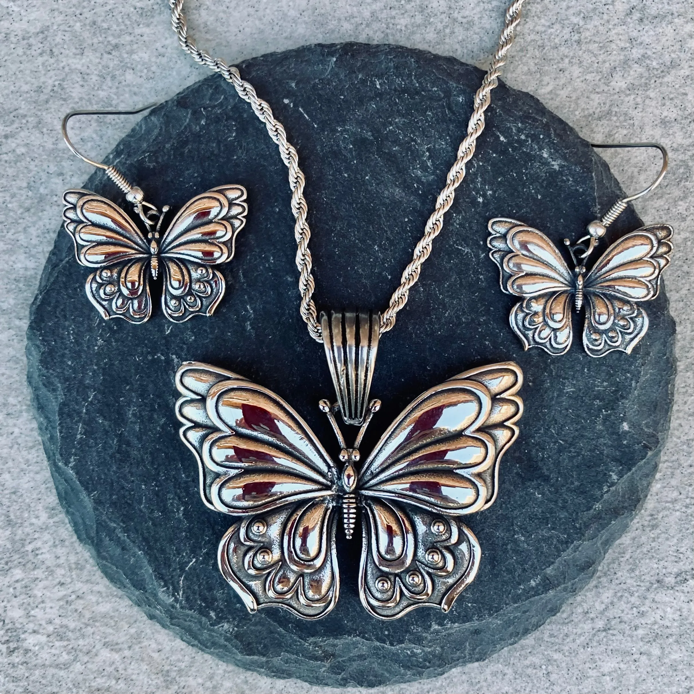 Stainless Steel - Monarch Butterfly - PEN305
