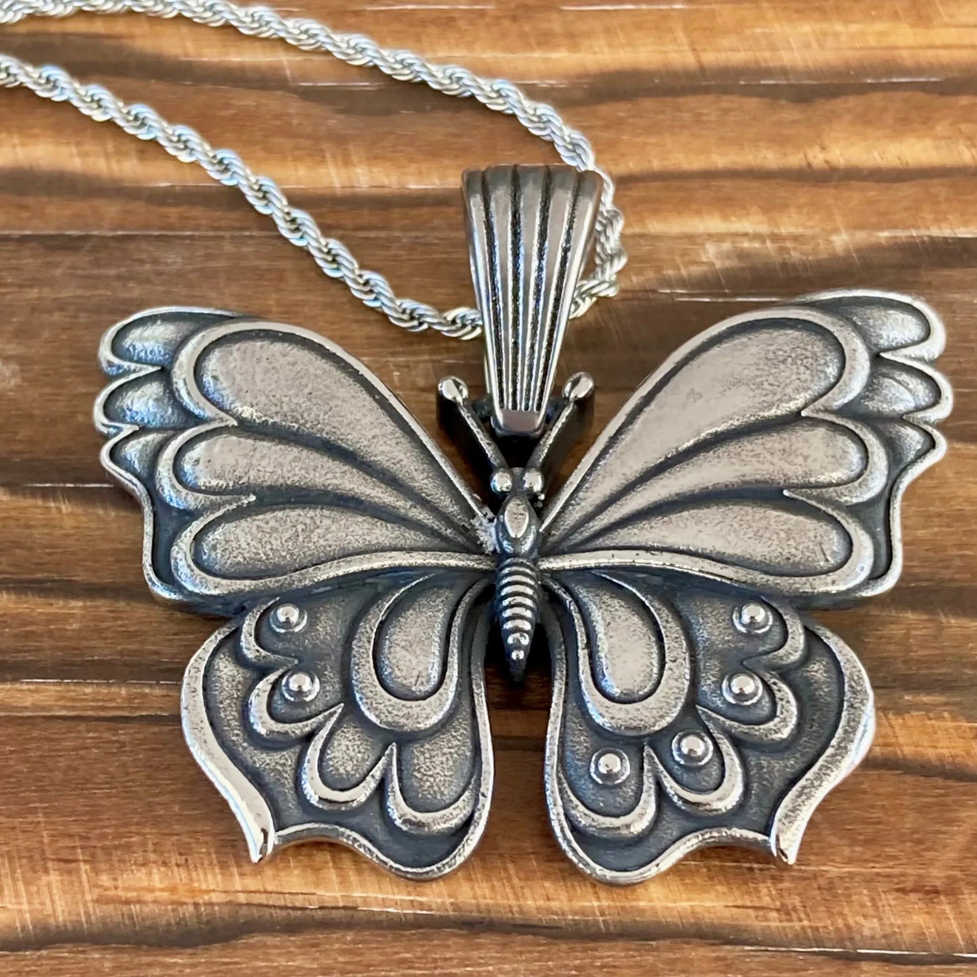 Stainless Steel - Monarch Butterfly - PEN305