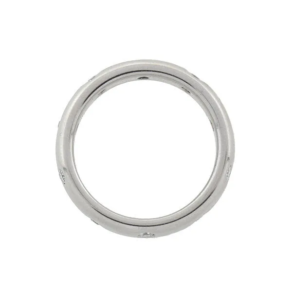 TIFFANY & Co. Estate Etoile Platinum & Diamond Band 0.22ct