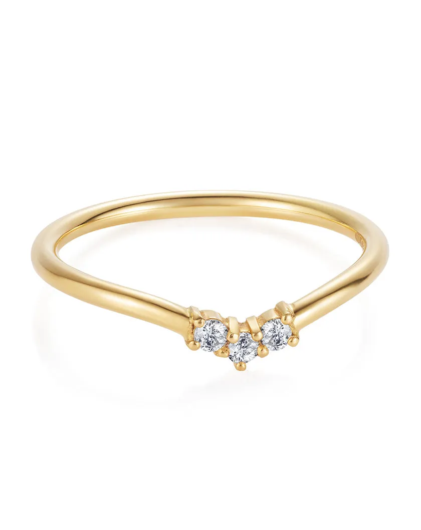 Tiny Tiara Ring