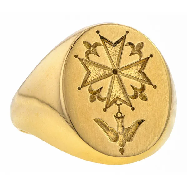 Vintage Tiffany & Co. Crest Ring