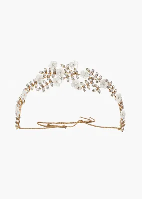 Vivienne Tiara -- Crystal Antique Gold
